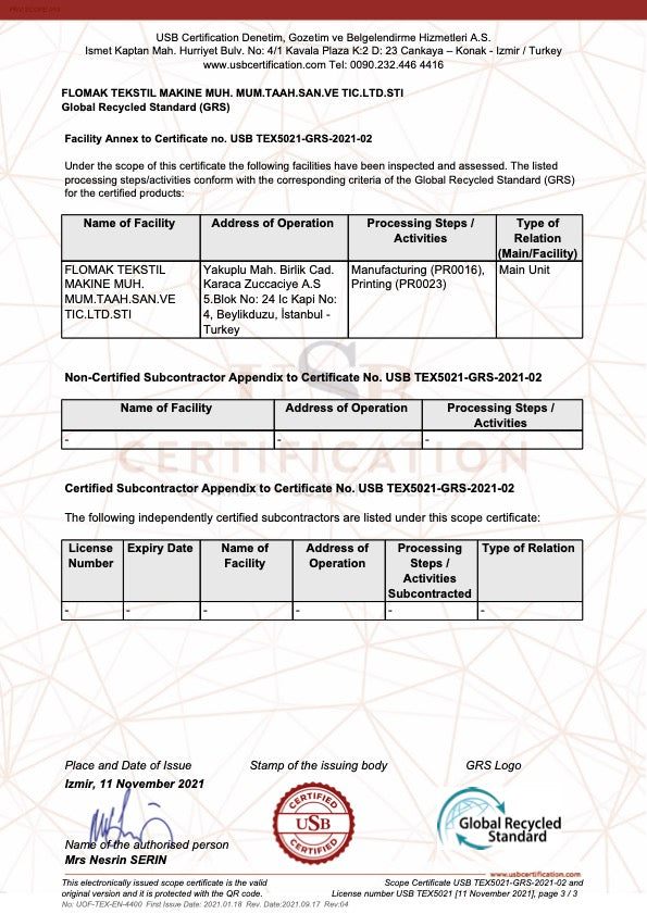 Flomak certificates – The Starting 10